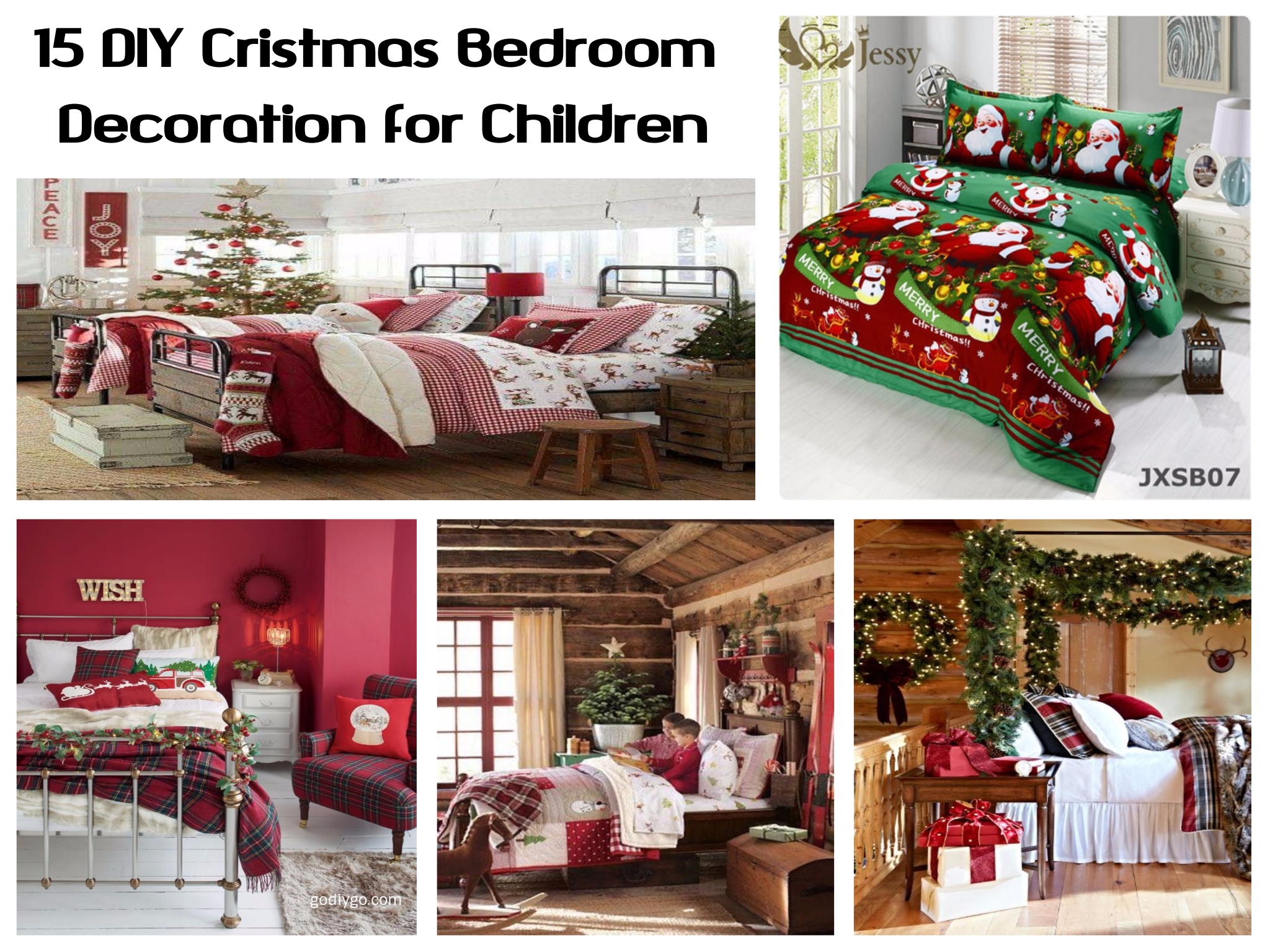 Diy Christmas Bedroom Decorations With Household Items
