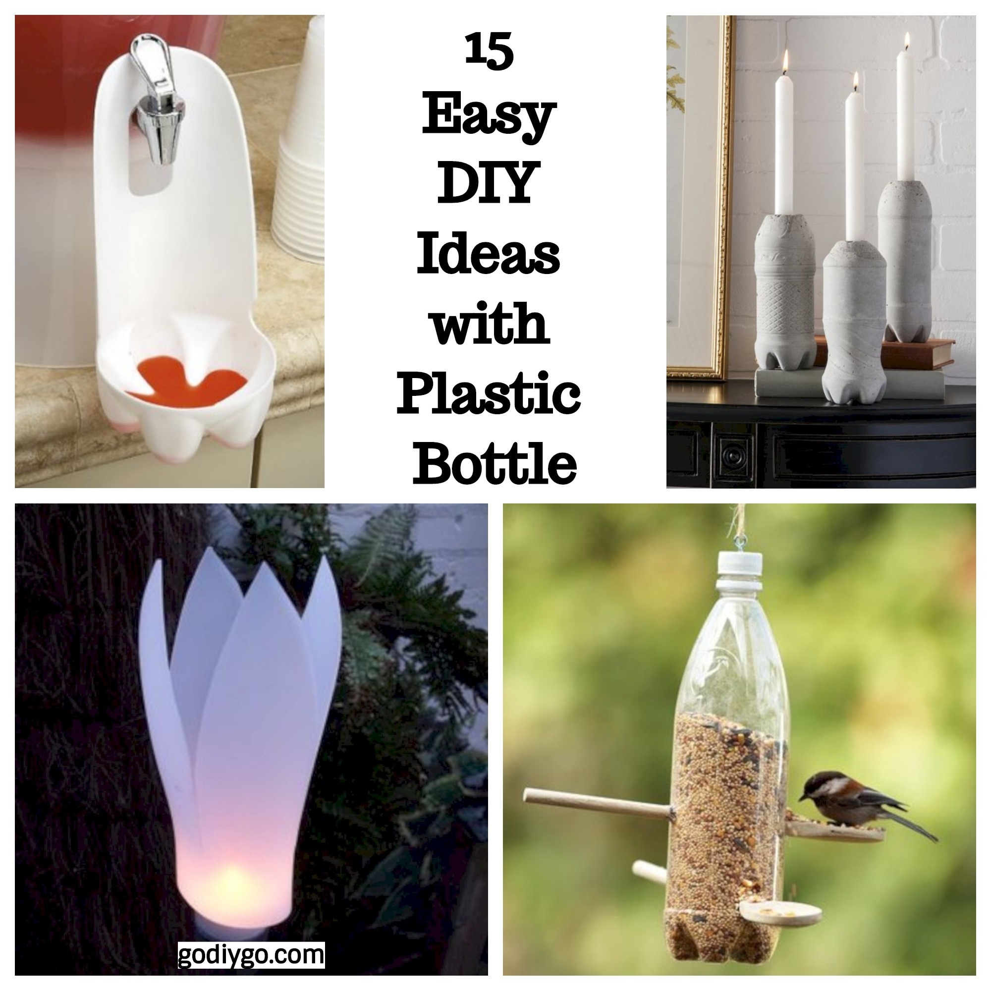 15 Easy DIY Ideas with Plastic Bottle