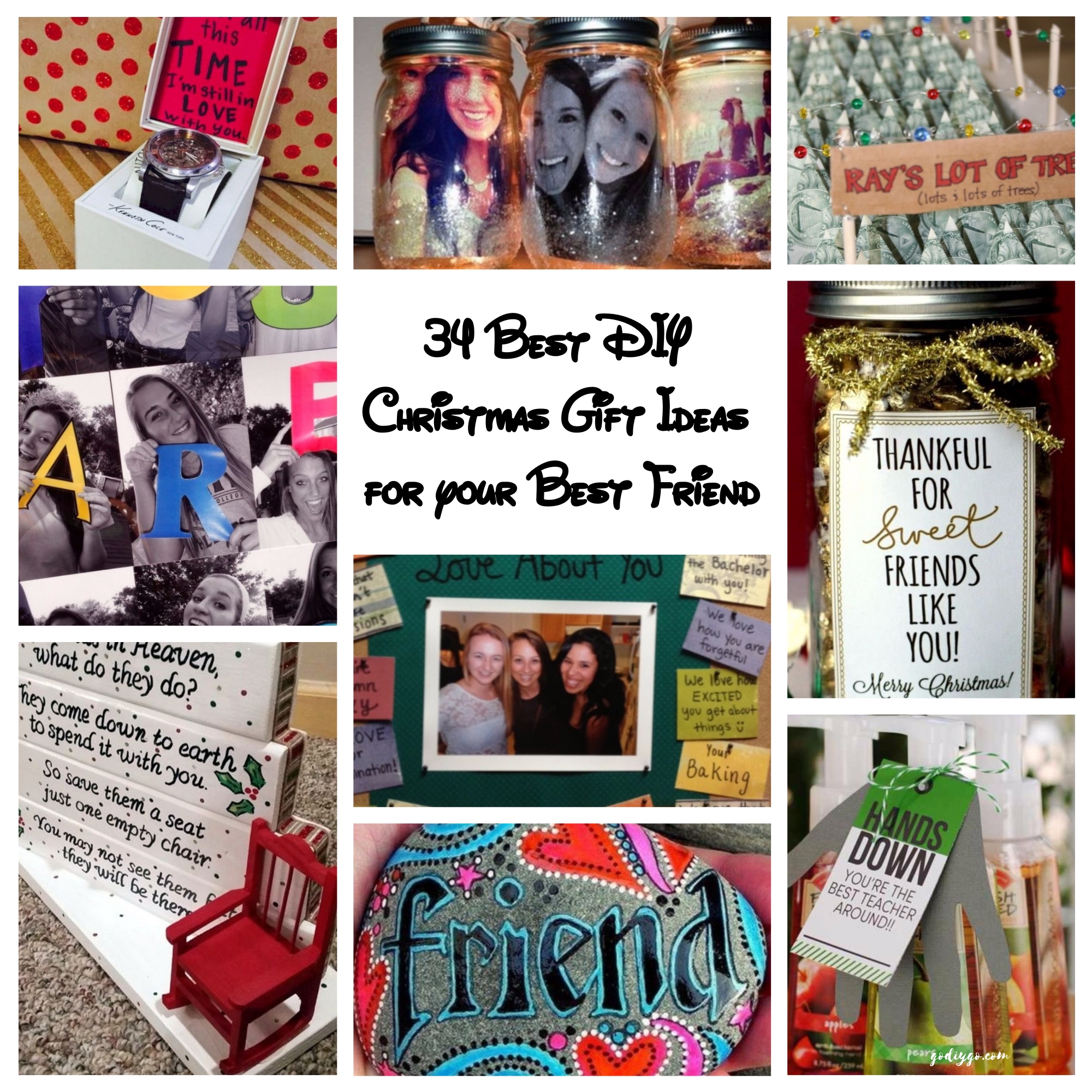 34 Best DIY Christmas Gift Ideas for your Best Friend  GODIYGO.COM