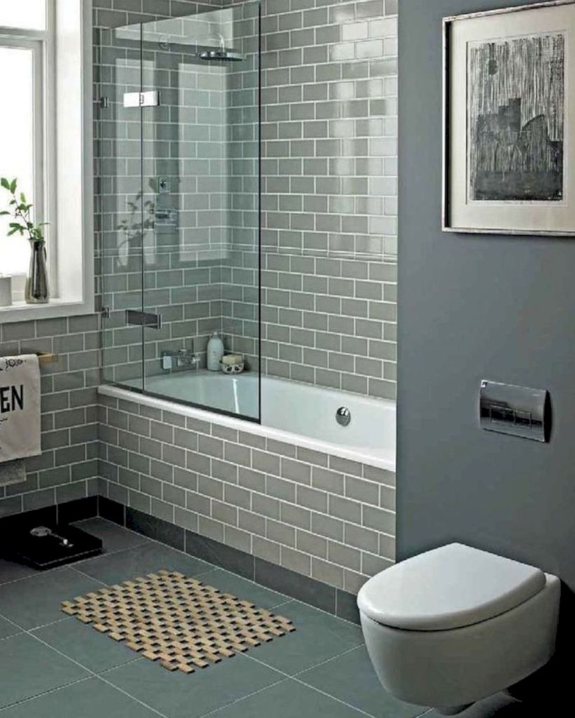 45 Small Bathrooms with Bathtub Ideas - GODIYGO.COM