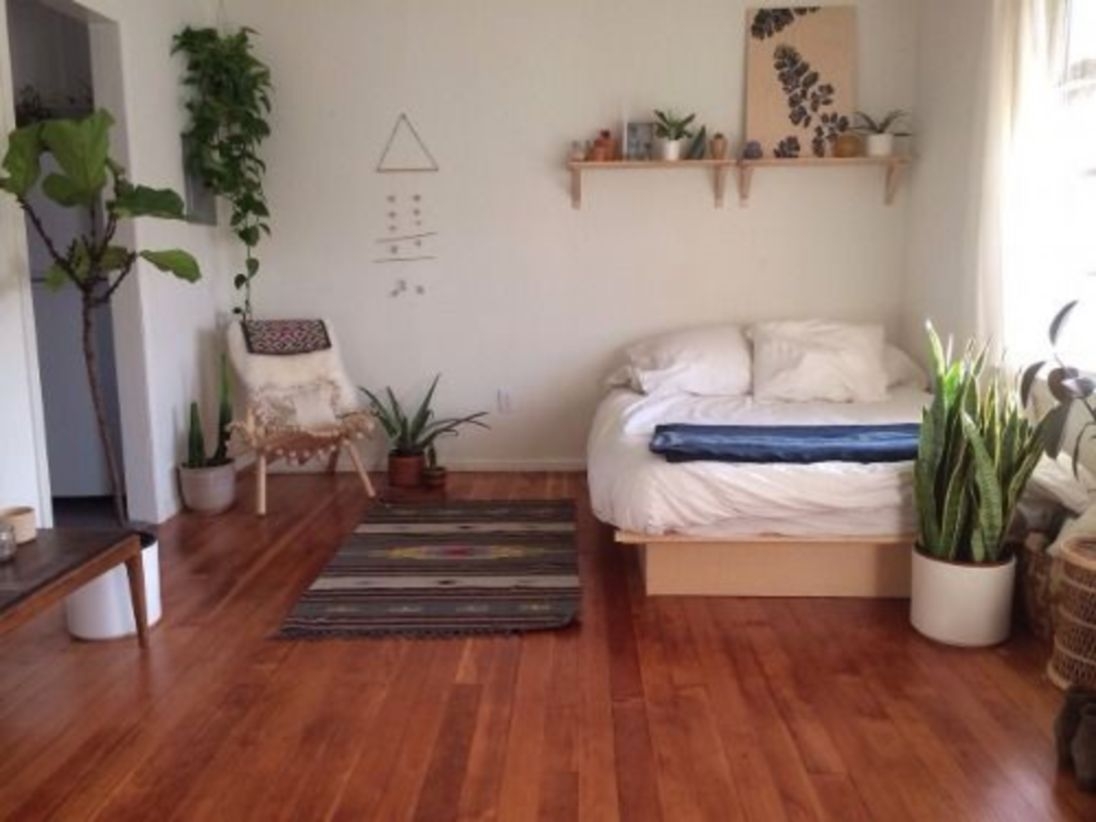 Bedroom plants minimal for apartement