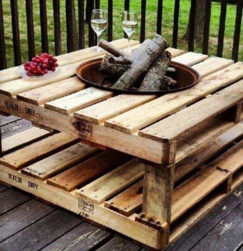 Diy pallet projects ideas for fireplace outdoor