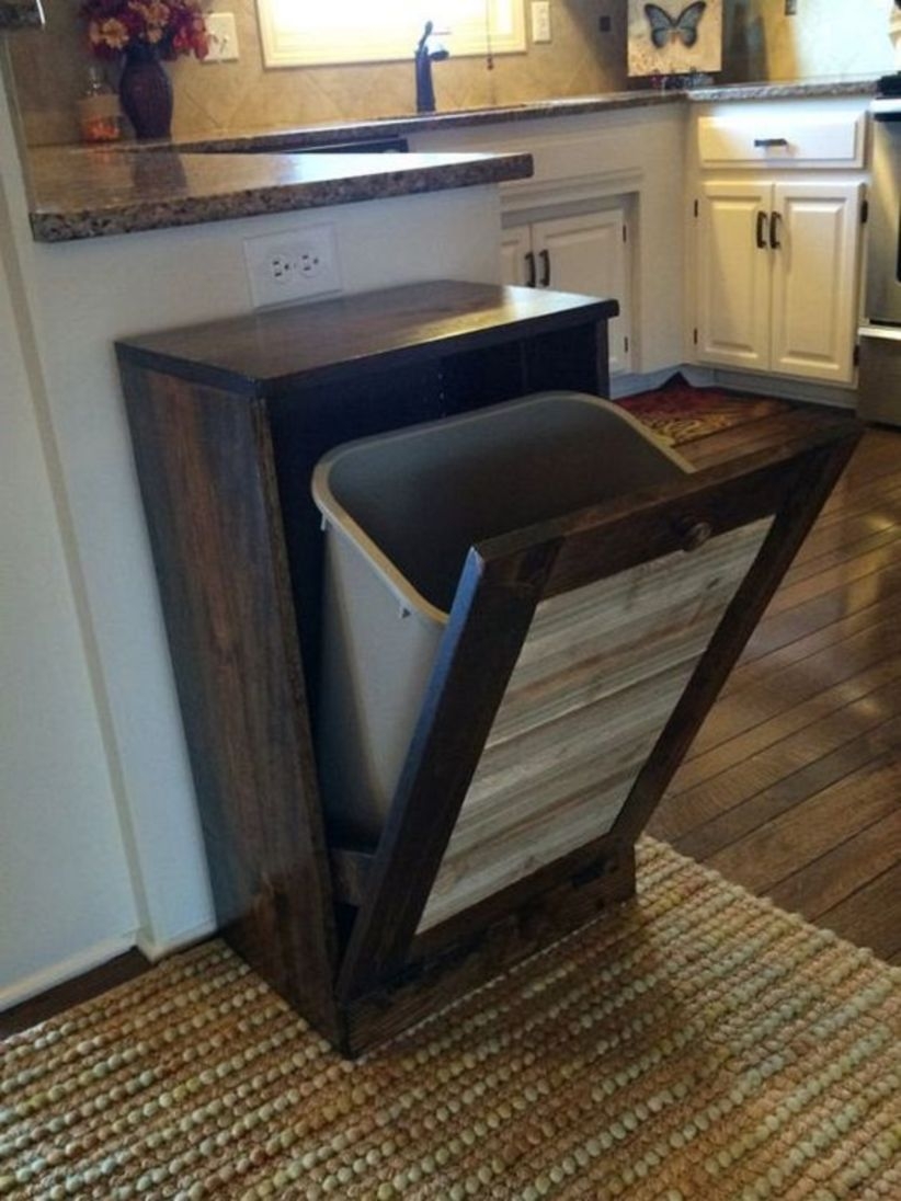 Diy rustic home decor ideas for kicthen storage