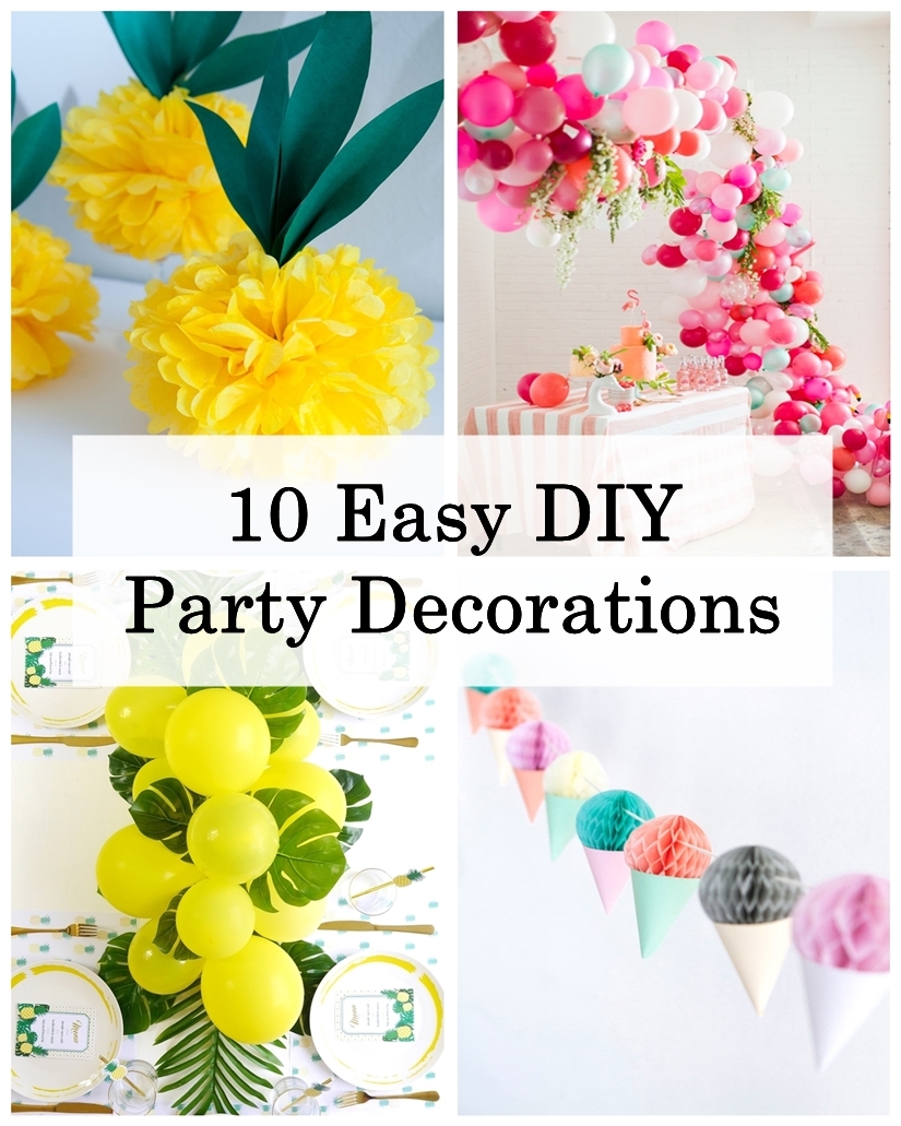 10 Easy DIY Party Decorations - GODIYGO.COM