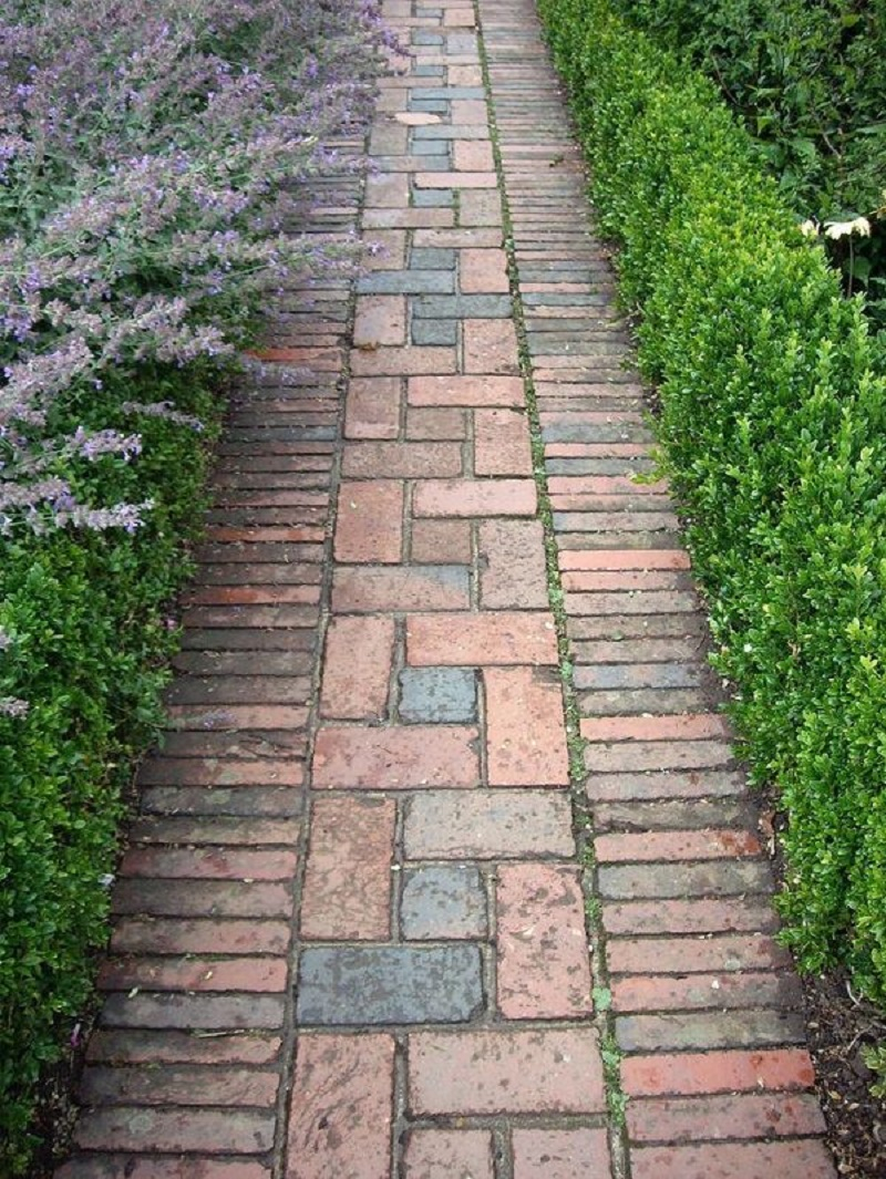 Brick pathway