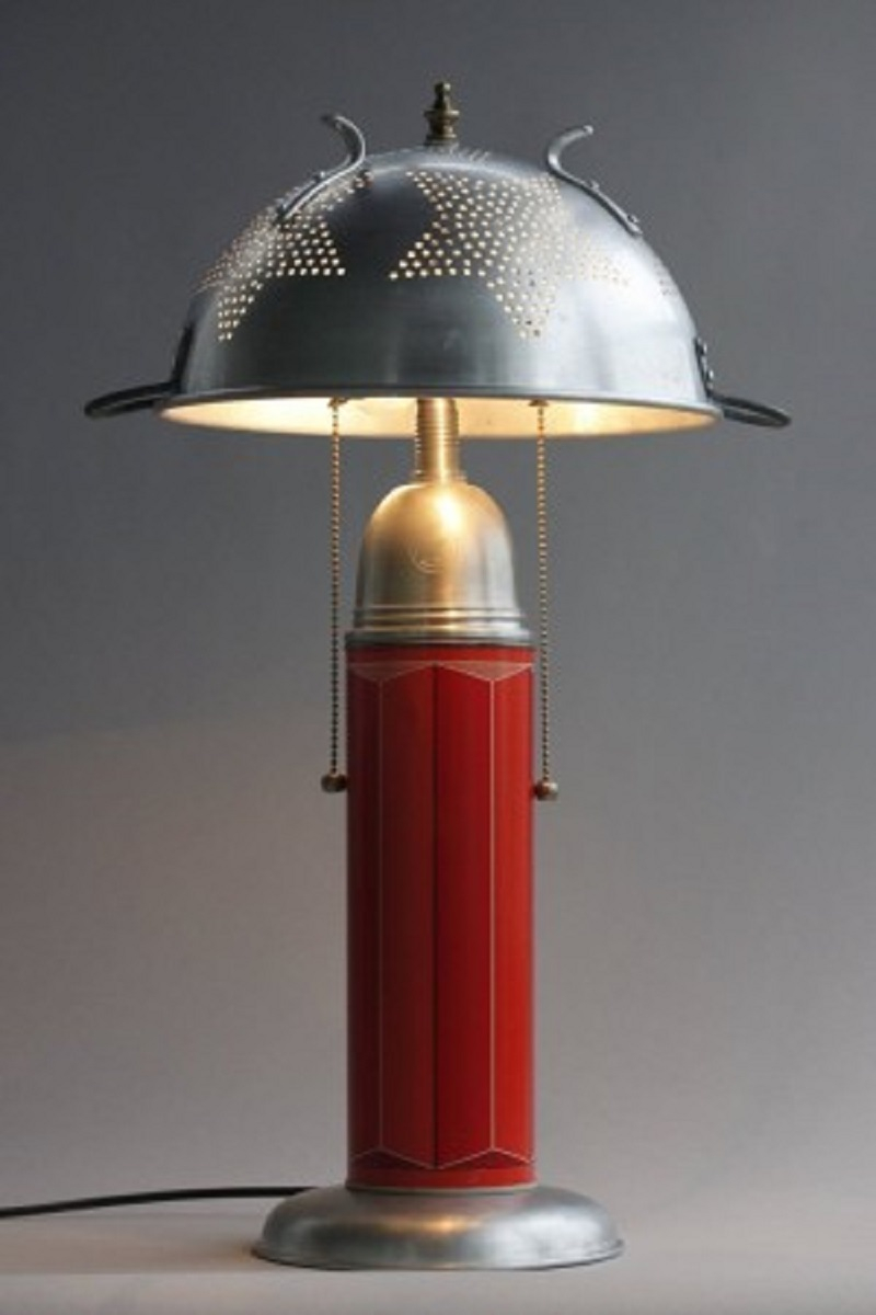 Colander-lamp