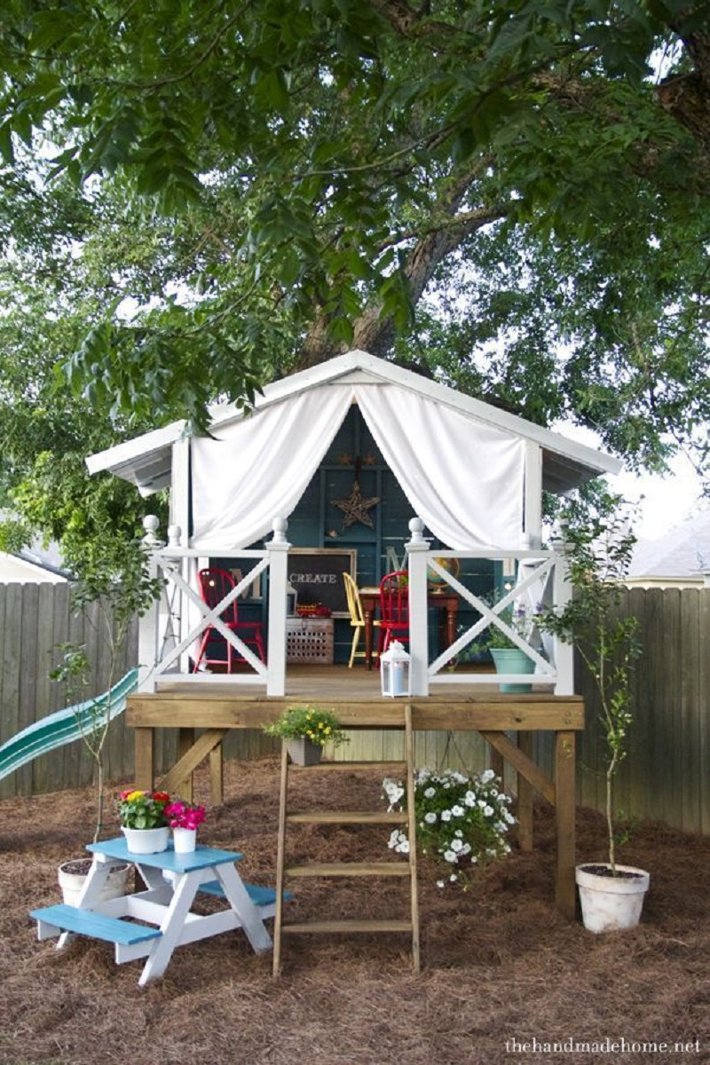 Backyard playhouse