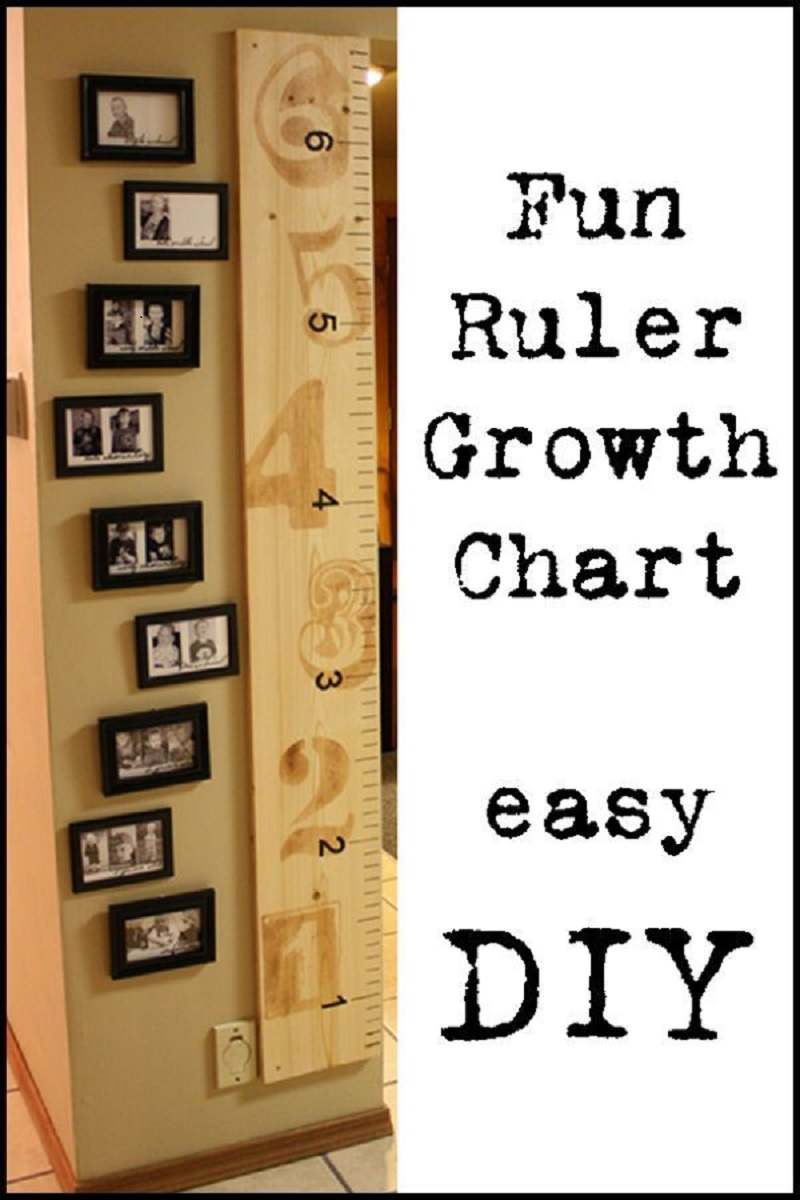 Fun ruler growth chart