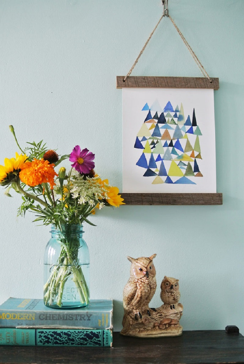 Diy-wooden-slat-hanging-frame