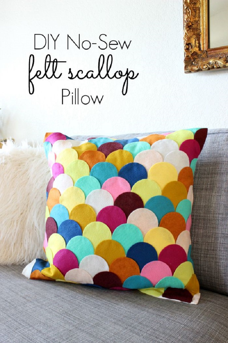 Scalloped-pillow