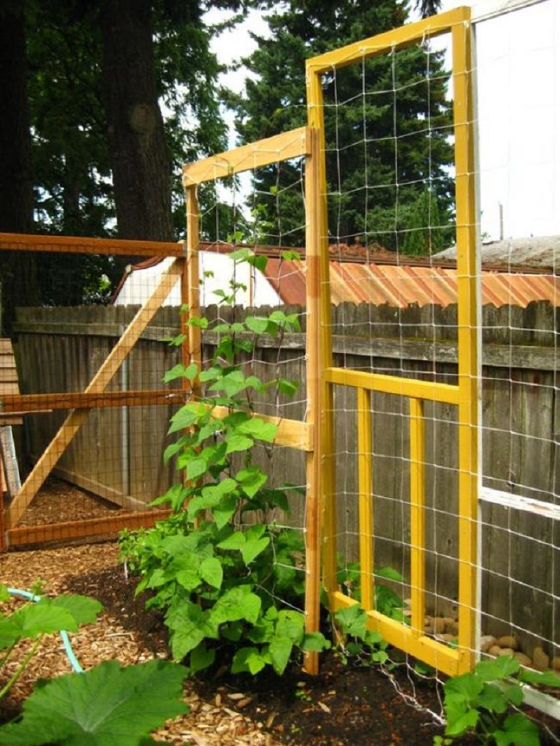 Wooden trellis