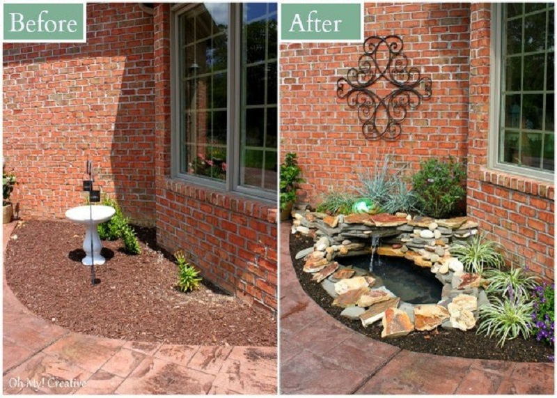 Diy stone serenity pond