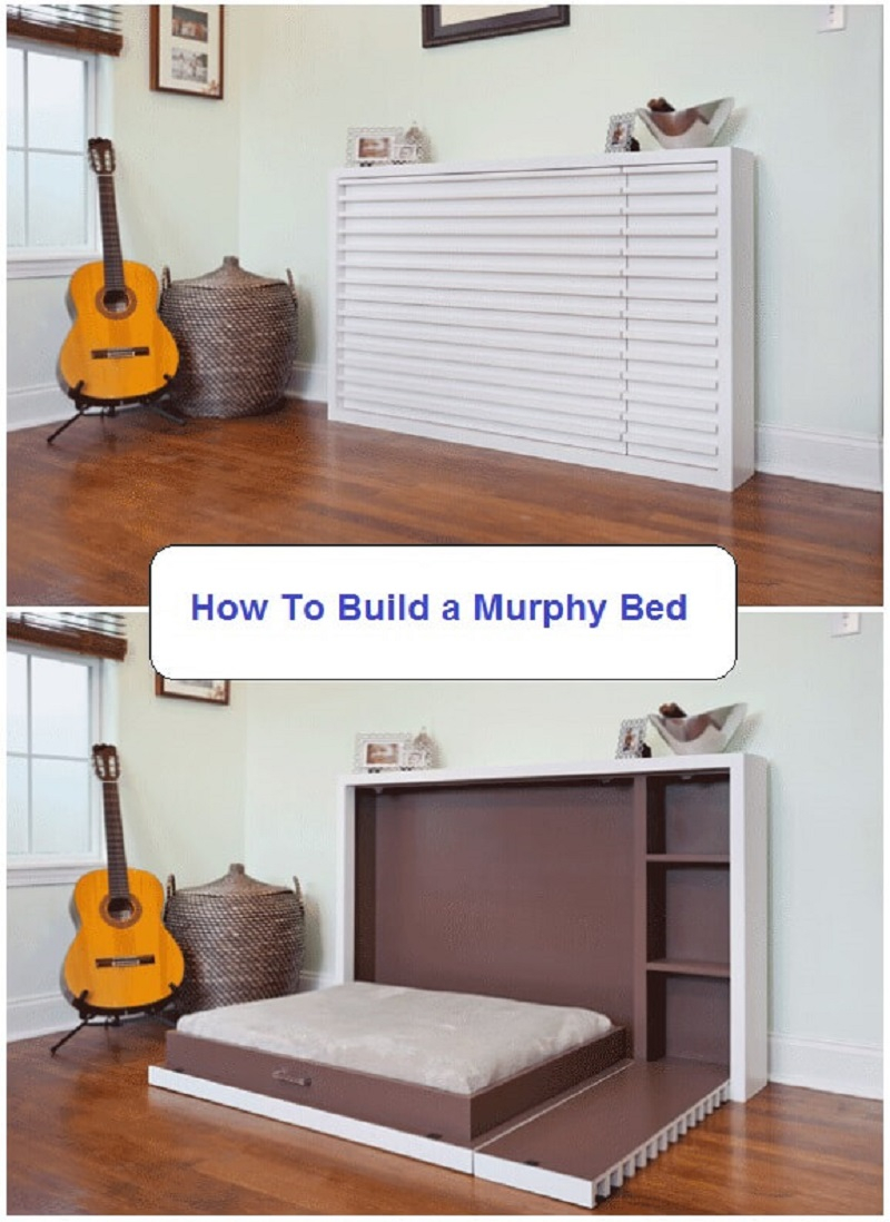 Mantle by day, murphy bed by night