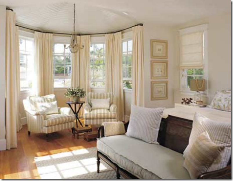Bay Window With Two cozy armchairs