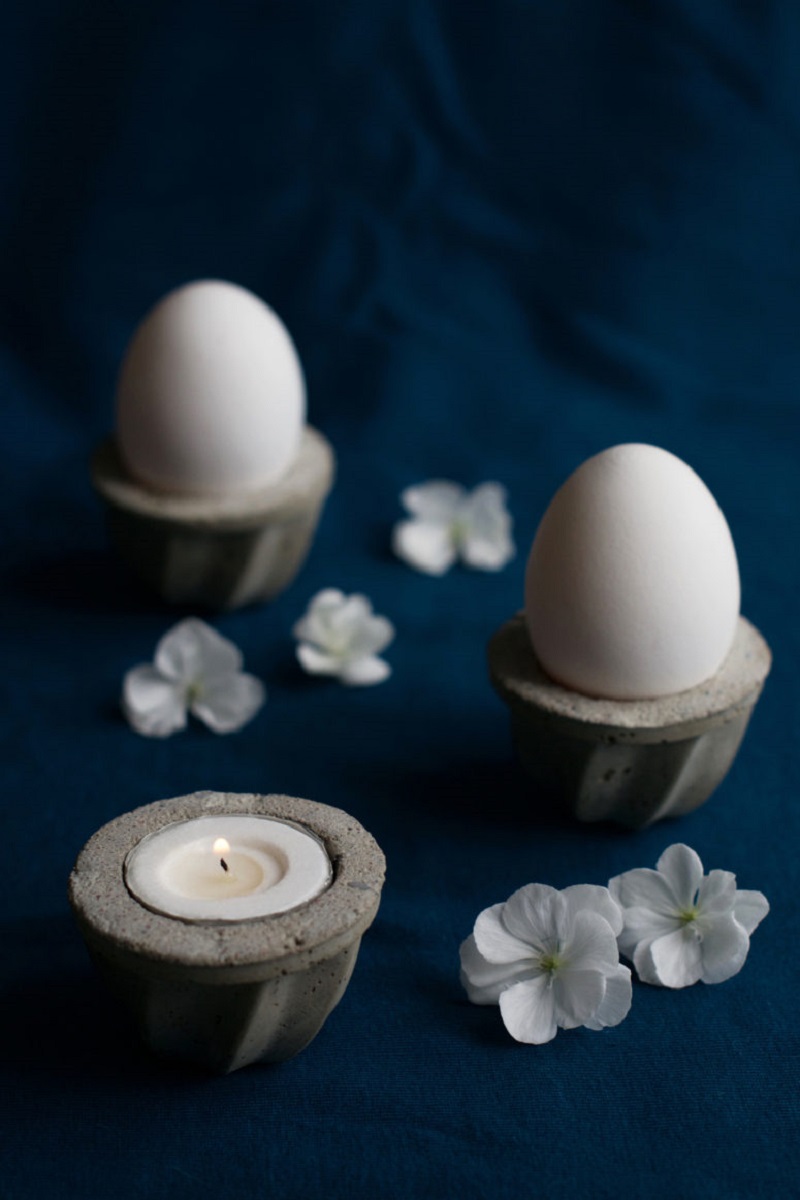 DIY concrete votives