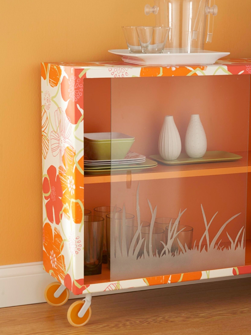 DIY Glass Front Sideboard