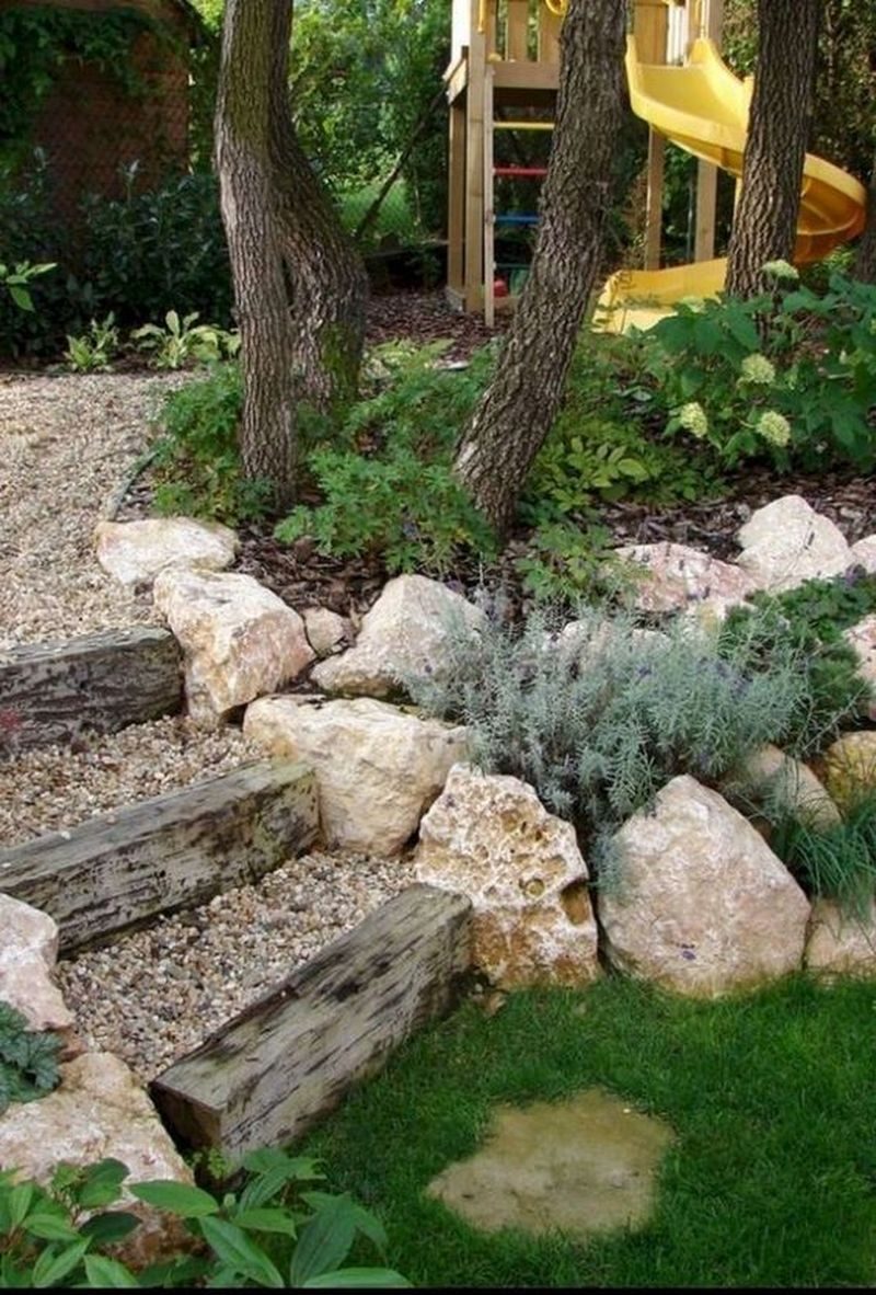 25 Beautiful Front Yard Rock Garden Landscaping Design Ideas