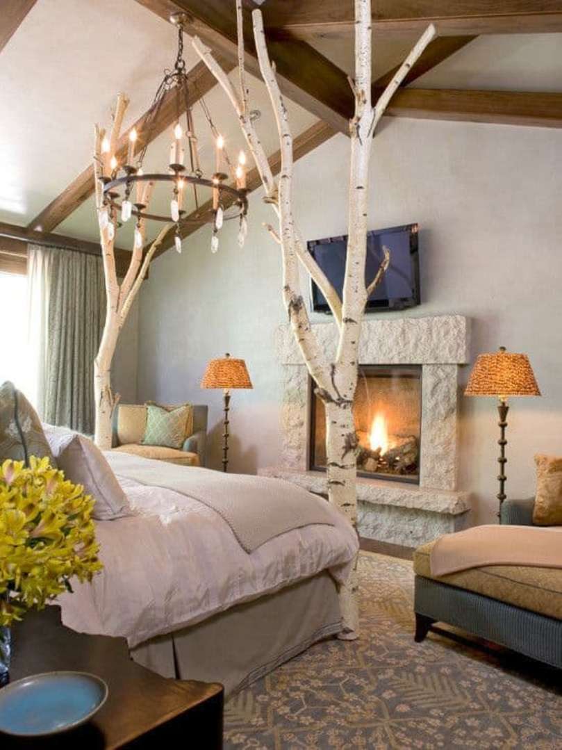 Rustic Bedroom Look