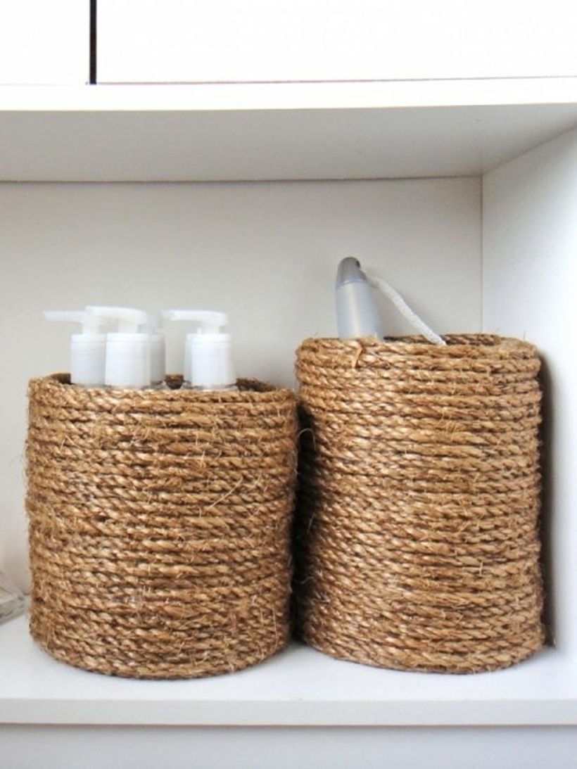 21 Rustic DIY Crafts by Using Jute Rope - GODIYGO.COM