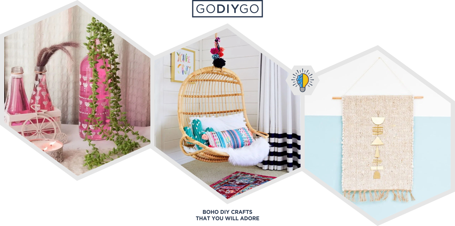 53 Boho DIY Crafts that You will Adore - GODIYGO.COM