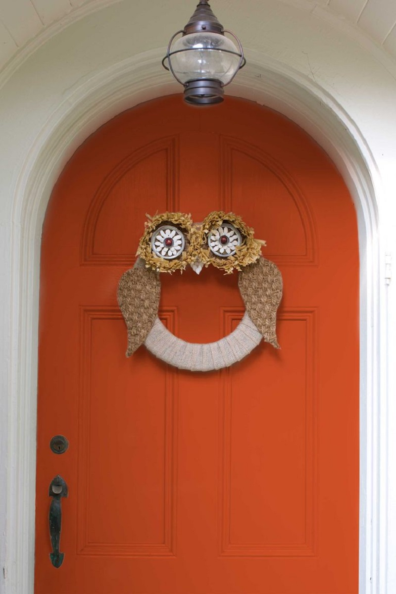 Wreath Decoration For Fall Season That Will Make Your Front Door Looks Fantastic