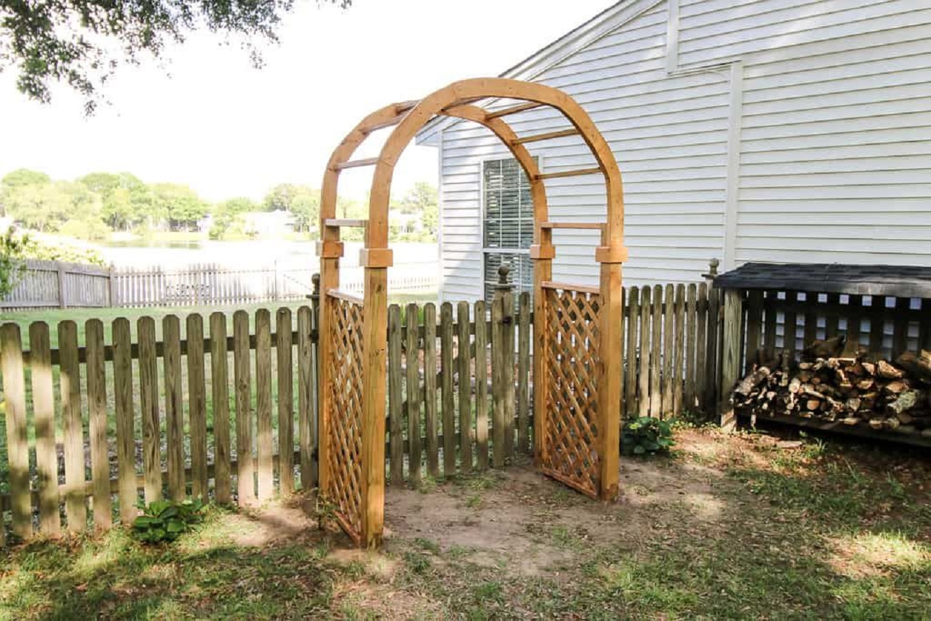 Arbor arch DIY Garden Plans Arch Ideas To Create Beautiful Welcoming Frame