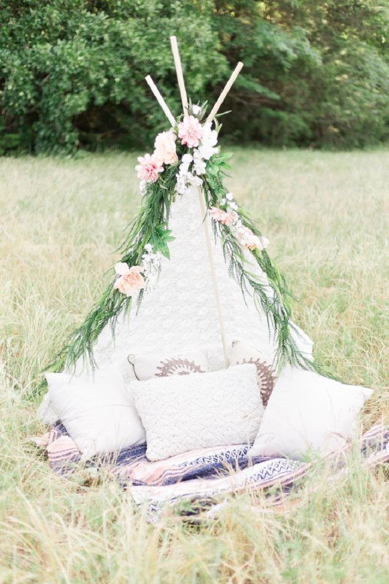 Boho chic teepee DIY Wild Teepee Ideas That You And Your Kids Feel So Funny To Stay