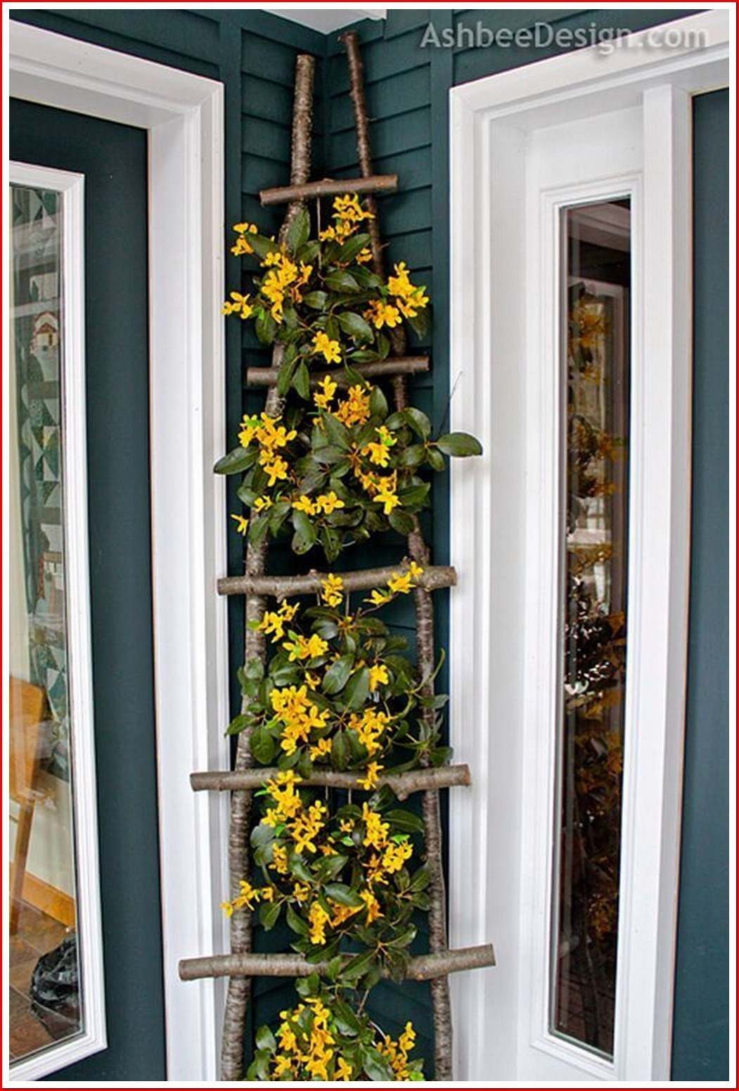 Diy trellis ladder Functional DIY Trellis Ideas To Beautify Your Garden In Style