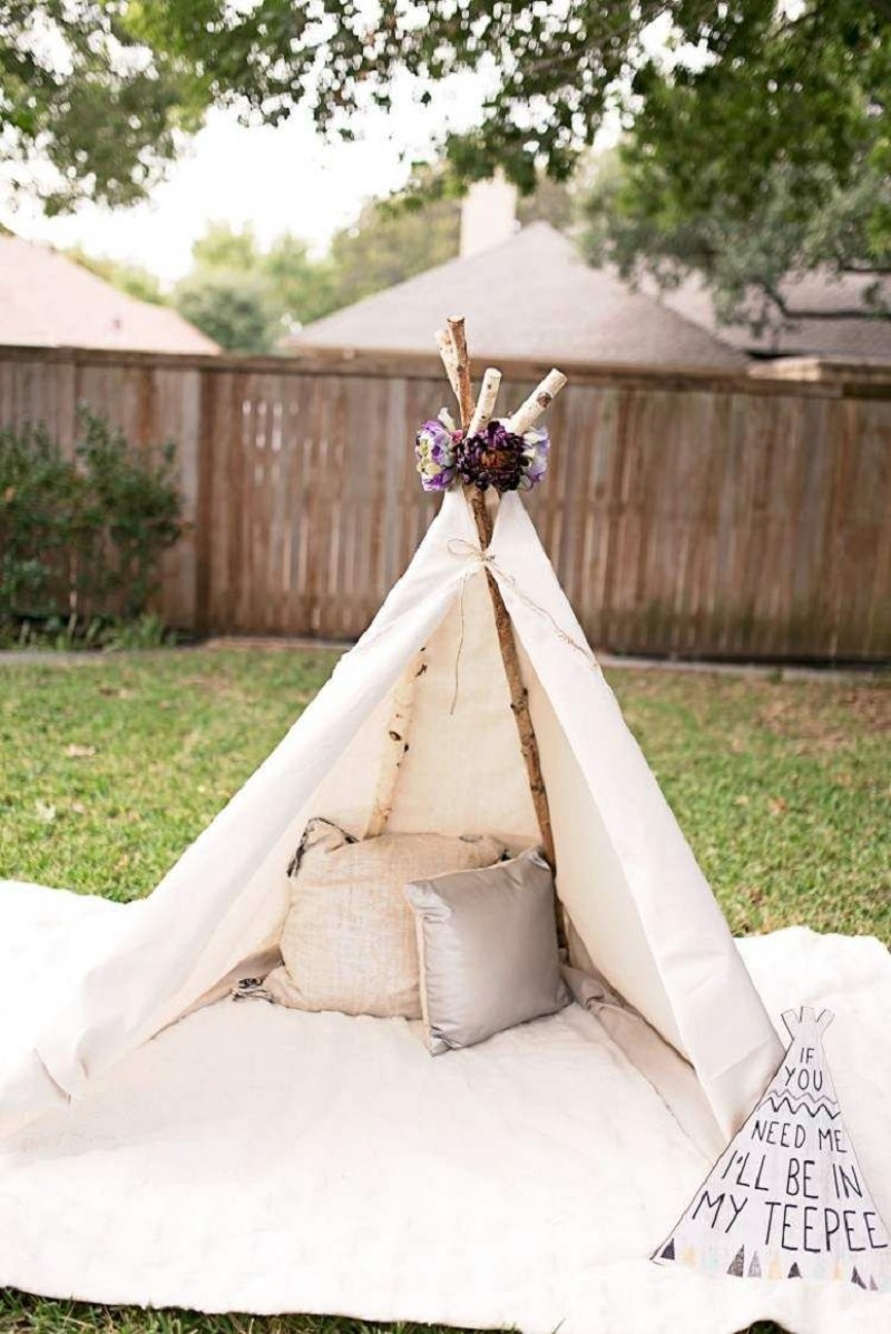 Glamping teepee DIY Wild Teepee Ideas That You And Your Kids Feel So Funny To Stay