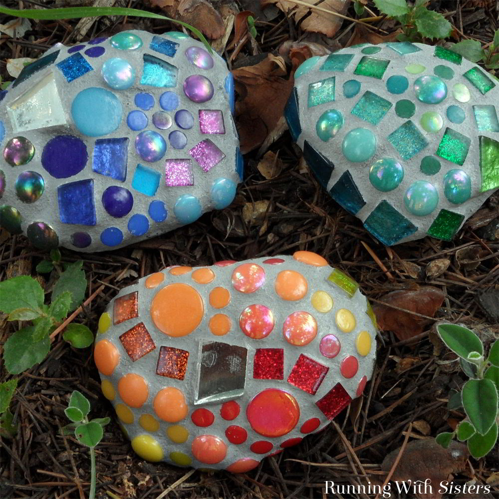 Mosaic garden rocks Most-Wanted Mosaic Projects Where Any One Want To Try At Home