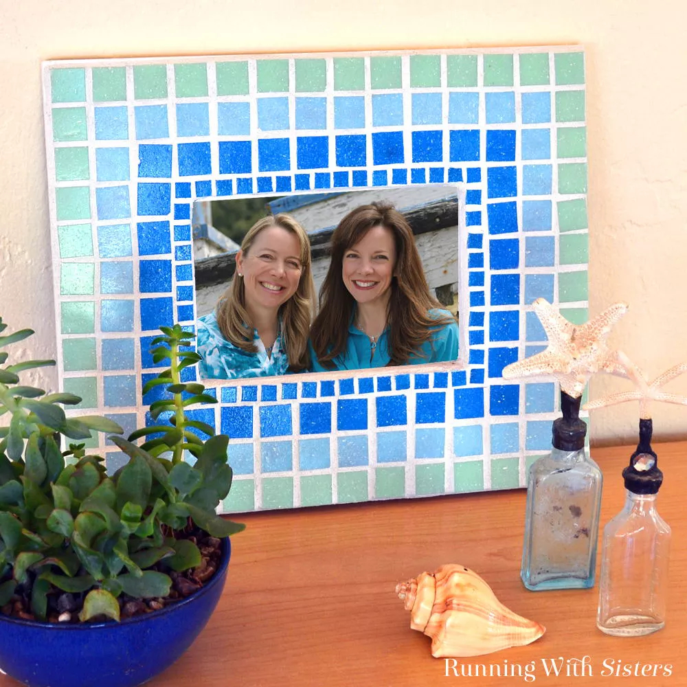 Mosaic photo frame Most-Wanted Mosaic Projects Where Any One Want To Try At Home