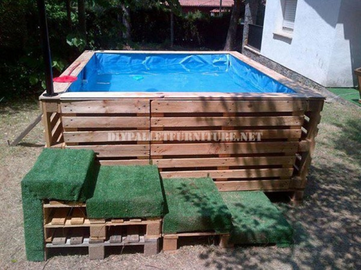 Pallets pool DIY Swimming Pool Ideas To Make Your Summer Better With Relax And Unwind