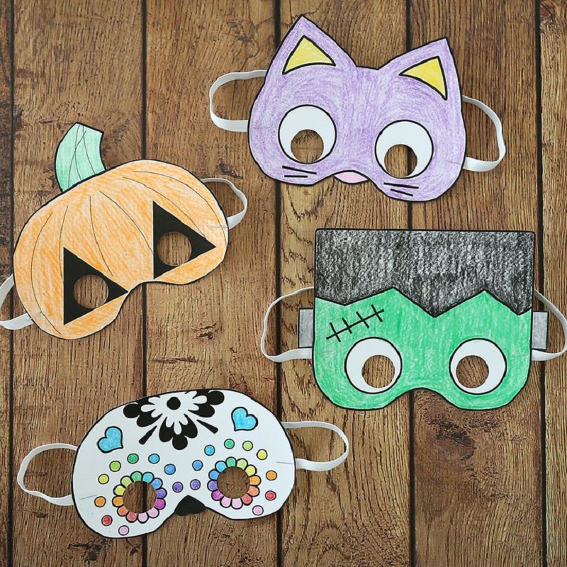 Printable diy masks