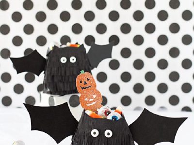 Striking DIY Halloween Trick-Or-Treat Bags As Your Crafting With Kids Projects