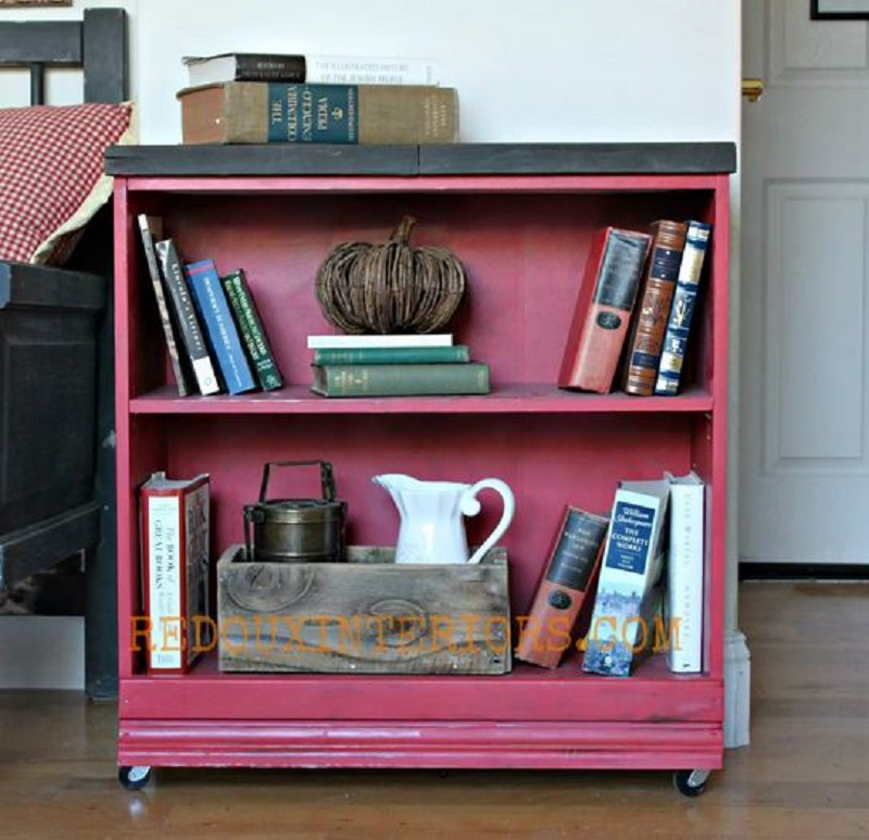 Give wheels to the bookcase