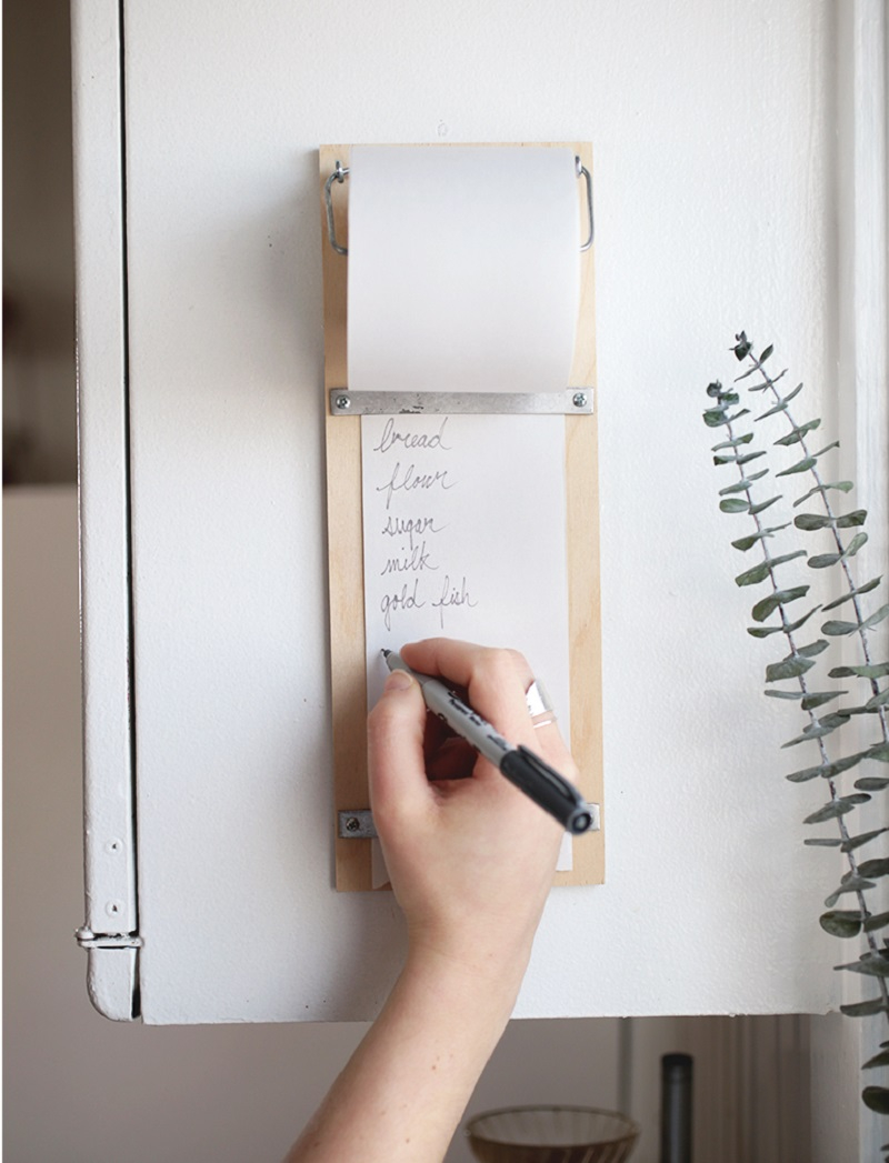 Plywood memo board Utilitarian DIY Memo Boards Ideas For Your Home Or Office