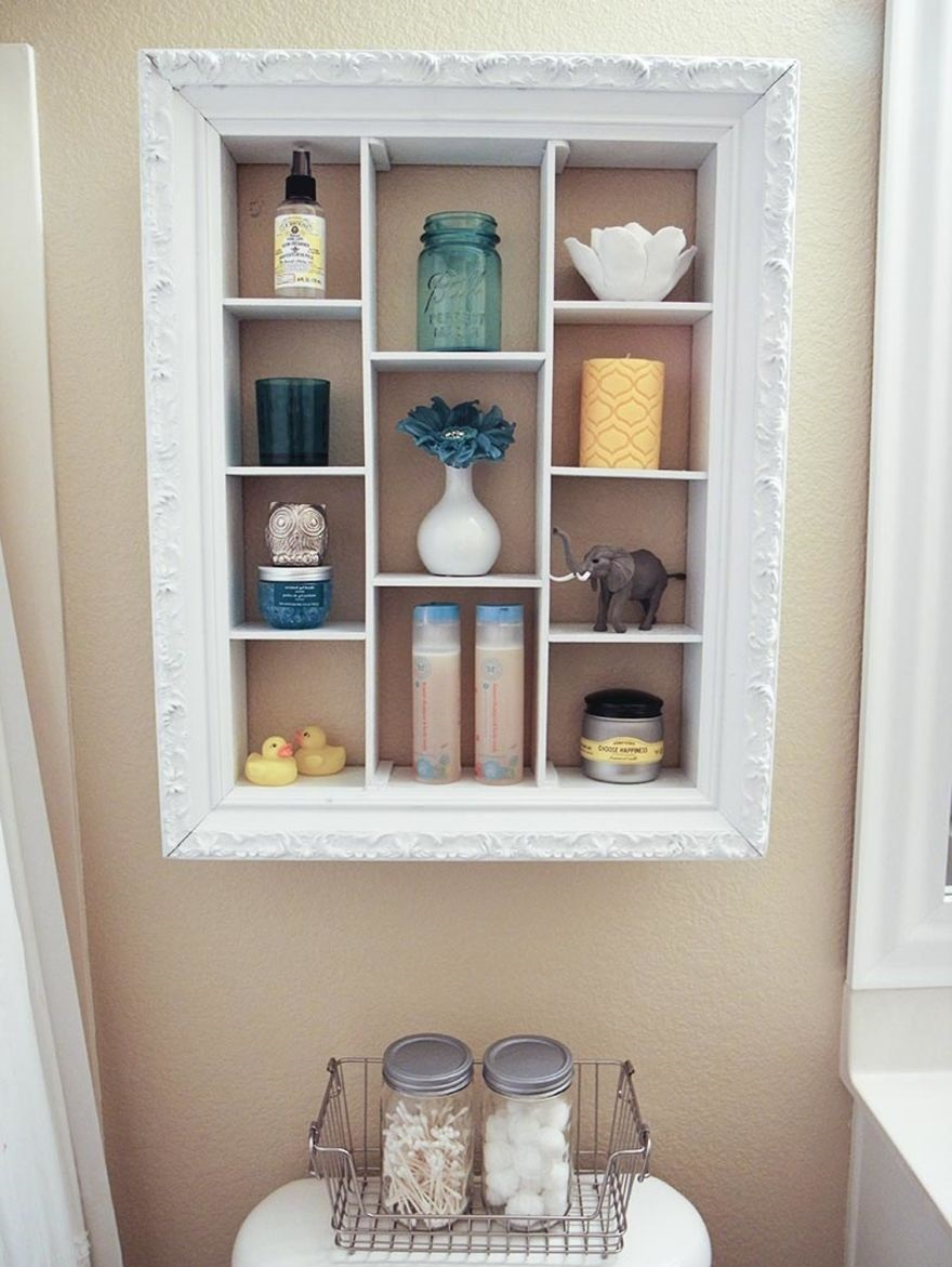 Shadow box from picture frame Precocious DIY Ideas To Repurpose Old Picture Frames That Truly Functional And Inexpensive