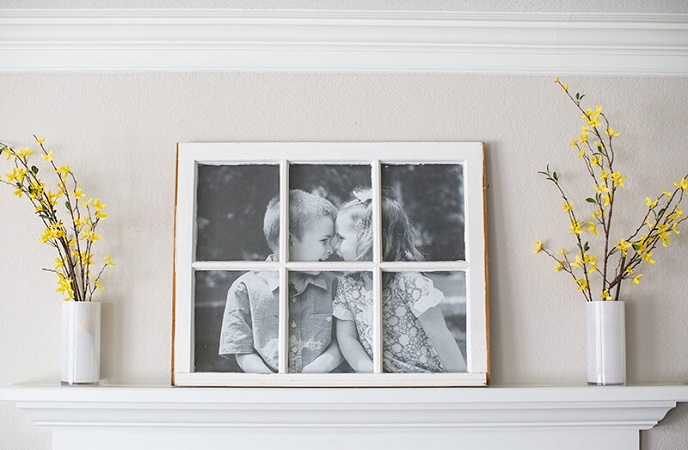 Antique window picture frame DIY Out Of The Box Ideas Repurposing Old Windows For Best Furniture