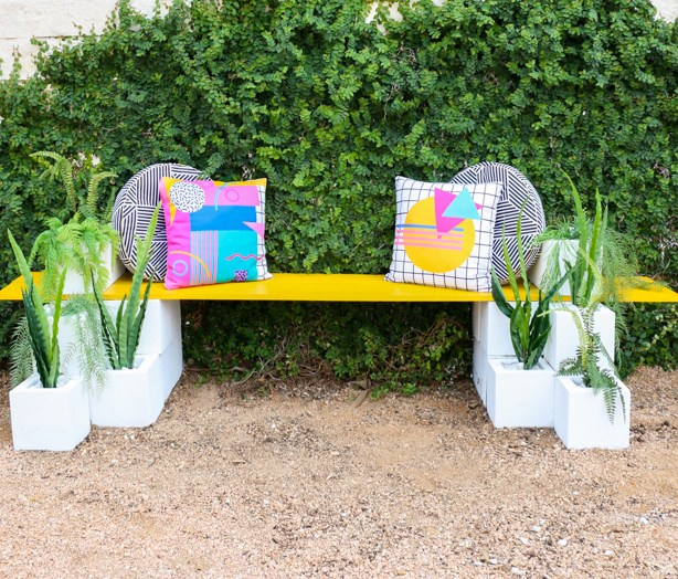 Bench with built-in planters Pretty Fresh DIY Planters You Can Create From Scratch Or Recycled Materials