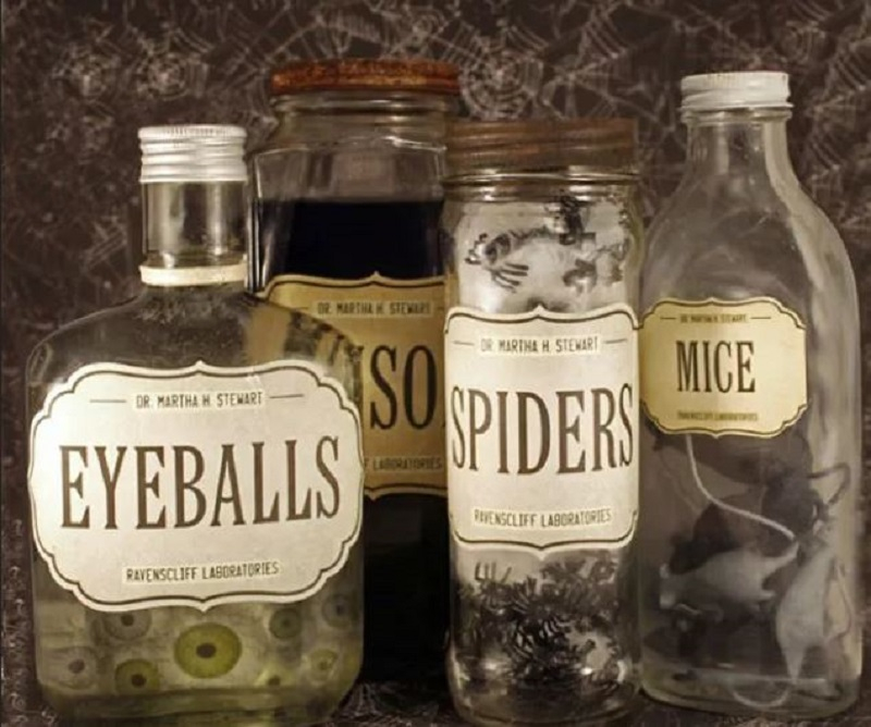 Diy apothecary jar for halloween