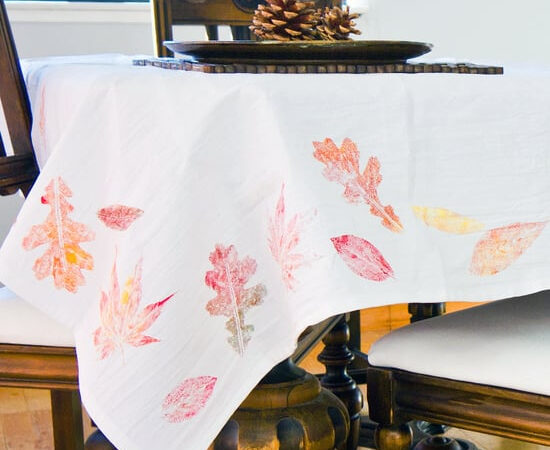 DIY Tablecloths Ideas For Fall, Holiday And Any Day You Want