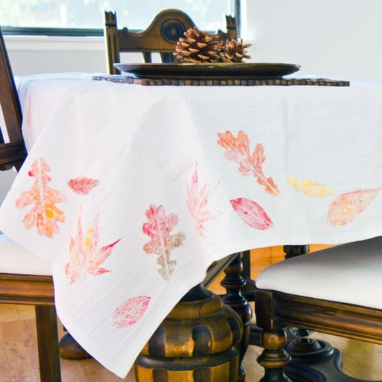 Diy fall leaf tablecloth DIY Tablecloths Ideas For Fall, Holiday And Any Day You Want