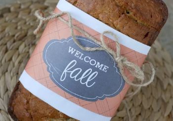 Diy fall paper bread