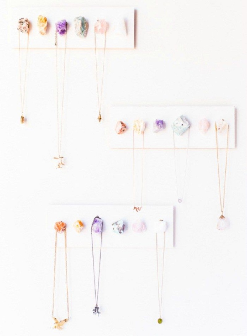 Diy raw crystal necklace display Unforgettable DIY Gift Ideas You Can Create For Someone Close To You