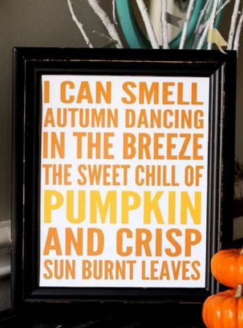 Fall printable art that easy to make