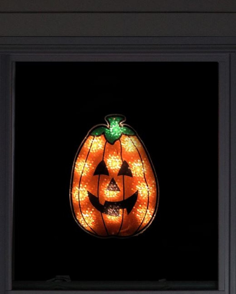 Light pumpkin in the dark