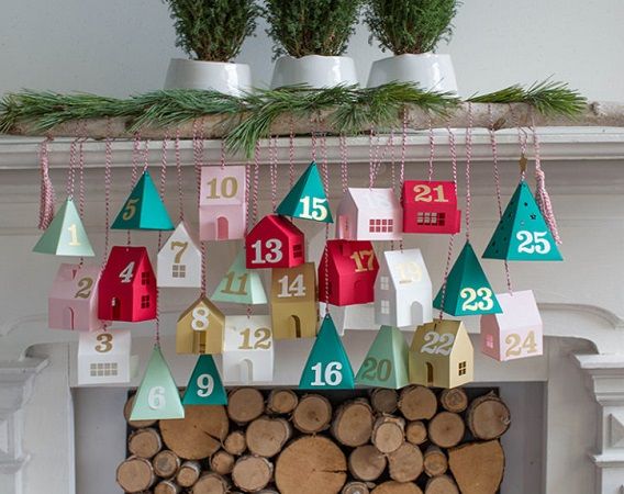 Advent calendar village DIY Spellbinding Advent Calendars That Will Ge You So Excited For Christmas