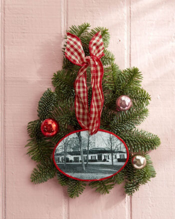 Crafty homespun ornament