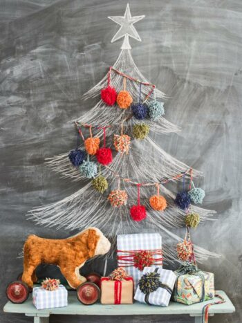 Diy cool chalkboard tree