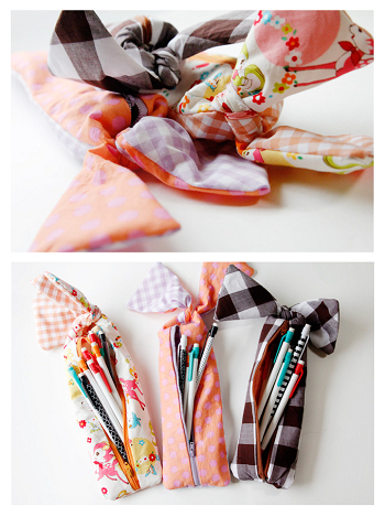 Easy sewn pencil pouches DIY Easy To Copy Christmas Gift Ideas For Your Kids That Also Affordable